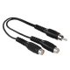 HAMA 205183, FIC RCA Y-ADAPTER 1 DUGÓ - 2 ALJ