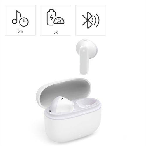 HAMA  221753, BLUETOOTH HEADSET "FREEDOM LIGHT II." TWS, FEHÉR