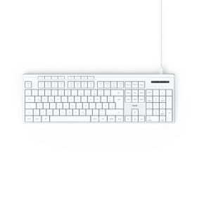 HAMA 173053, BILLENTYŰZET "CK-200",USB, FEHÉR