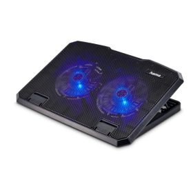   HAMA 126806, NOTEBOOK HŰTŐ "BLACK METAL", 15.6", FEKETE