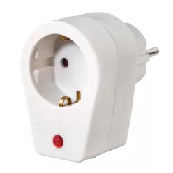   HAMA 223323, FIP HÁLÓZATI TÚLFESZÜLTSÉG VÉDŐ ADAPTER, FEHÉR