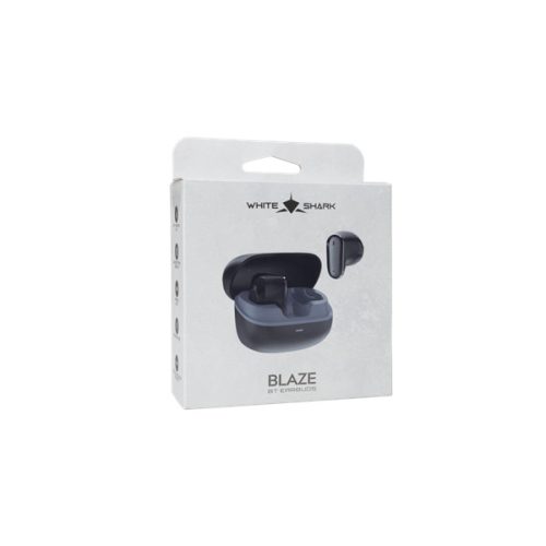 WHITE SHARK GEB-TWS201B BLAZE-B bluetooth fülhallgató mikrofonnal, fekete