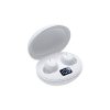 WHITE SHARK GEB-TWS02W VORTEX-W bluetooth fülhallgató, fehér