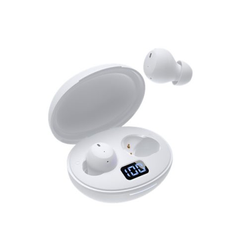 WHITE SHARK GEB-TWS02W VORTEX-W bluetooth fülhallgató, fehér