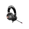 BARACUDA BGH-031B CONCH-B vezetékes gamer fejhallgató mikrofonnal, fekete