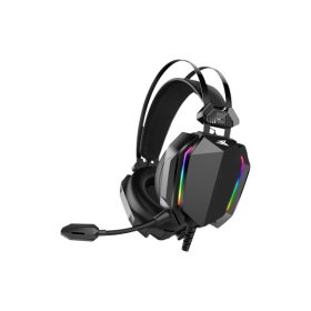   BARACUDA BGH-041B SEAGUL-B vezetékes gamer fejhallgató mikrofonnal, fekete