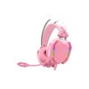 BARACUDA BGH-041P SEAGUL-P gamer fejhallgató mikrofonnal, pink