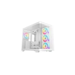   DEEPCOOL Ház ATX CG530U 4F WH, Tápegység nélkül, fehér, Üvegfalú