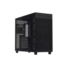   ASUS Ház Prime AP303, Tápegység nélkül, Fekete, Üvegfalú