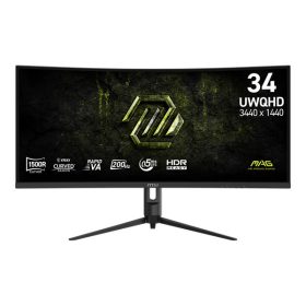  MSI Monitor GAMING MAG 342CQRF E20 Ívelt 34" UWQHD Rapid VA 3440x1440, 200Hz 21:9, 3000:1, 300cd/m2, 0,5ms, 2xHDMI, DP