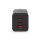 Nedis WCGPD65W100BK PD töltő / tápegység 65W, 5A, GaN, QC, automatikus feszültségválasztás, USB-A / 2x USB-C