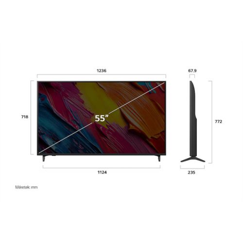 LG 65QNED70A6A 65"/164cm 4K AI Ultra HD Smart TV, 3840x2160, 3xHDMI/USB/LAN/WIFI/HDR