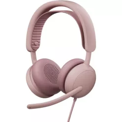   LOGITECH Fejhallgató 2.0 - Zone Wired 2 Mikrofonos, Rózsaszín