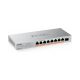 ZYXEL Switch 8x2.5Gbps(8xPOE++) + 1xSFP+  Fémházas Asztali, XMG-108HP-EU0101F