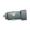 Nedis CCH1C1A48W szivargyújtós autós töltő, 48 W | 1,5 / 2,0 / 3,0 A, USB-A / USB-C, automatikus feszültségválasztás
