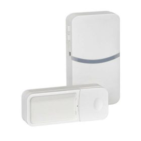   ULTRALUX, RFCDB18, Ultralux vezeték-és elem nélküli csengő, IP44, Fehér