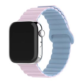   BLACKBIRD Szíj Iwatch készülékhez SPORT mágneses Rózsaszín Világos kék 38/40/41/S1042 mm