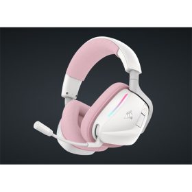   CORSAIR Vezeték Nélküli Headset, VOID v2 Wireless Gaming Headset, Dolby Atmos, pink