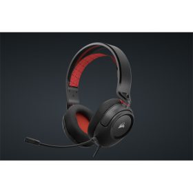   CORSAIR Vezetékes Headset, HS35 v2 Gaming, Multiplatform, piros