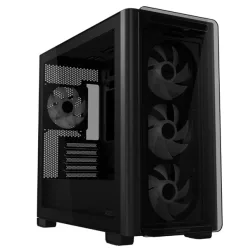   ASUS Ház A23 Plus, 750W (PRIME-750B-BLACK), Fekete, Üvegfalú