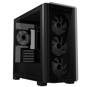   ASUS Ház A23 Plus, 750W (PRIME-750B-BLACK), Fekete, Üvegfalú