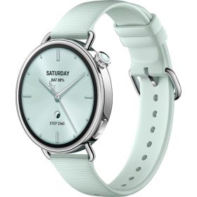   XIAOMI BHR080CGL S4 Okosóra flourgumi szíjjal, 41mm, Világoszöld