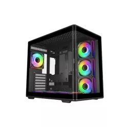   COOLER MASTER Ház ATX Elite 600 White 7*ARGB, Tápegység nélkül, fekete