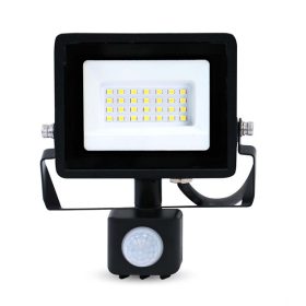   Nedis LLFLP16BLKmozgásérzékelős LED reflektor 20W, IP44, 4000 K, 1620 lm, 220 - 240 V AC 50/60 Hz, Energiaosztály: F