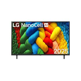   LG 43NANO80A3B 43"/109cm, NanoCell AI 4K Ultra HD Smart TV, 3840x2160, 3xHDMI/2xUSB/Wifi/LAN
