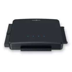   Nedis HDADIS110BK HDD / SSD dokkoló, USB 3.2 Gen1, 2,5 / 3,5", IDE + SATA