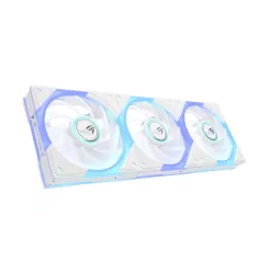   ASUS Rendszerhűtő Ventilátor ROG EURUX GR120 ARGB, 12cm (3db), fehér
