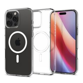   Spigen Liquid Crystal MagFit Apple iPhone 16 Pro tok, MagSafe, Crystal Clear, átlátszó