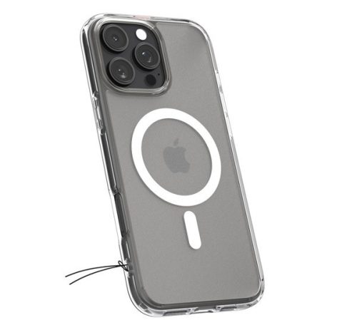 Spigen Ultra Hybrid MagFit Apple iPhone 16 Pro Max tok, MagSafe, Frost Clear tok, átlátszó