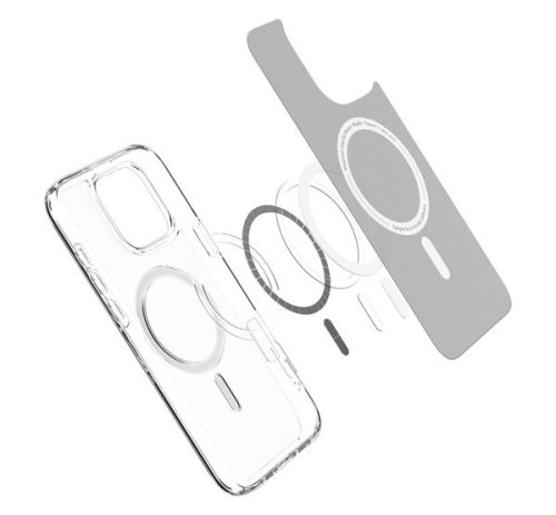 Spigen Ultra Hybrid MagFit Apple iPhone 16 Pro Max tok, MagSafe, Frost Clear tok, átlátszó