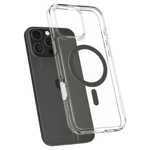 Spigen Ultra Hybrid T MagFit Apple iPhone 16 Pro Max tok, Graphite MagSafe, szürke