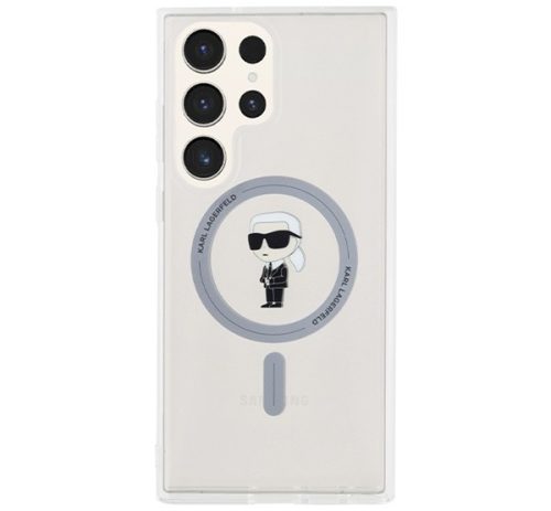 Karl Lagerfeld IML Ikonik S24 Ultra MagSafe tok, átlátszó KLHMS24LHFCKNOT
