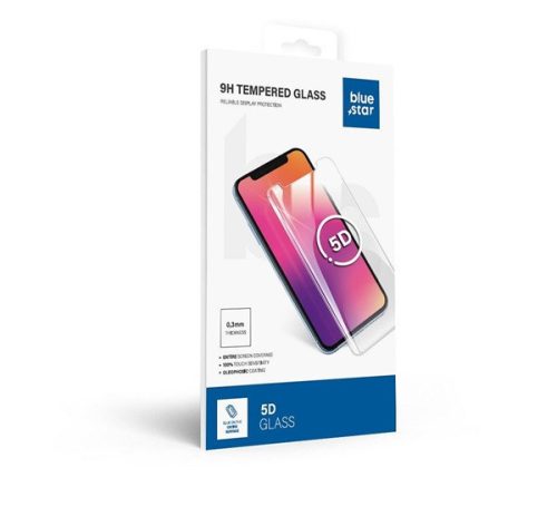 Blue Star Motorola Edge 50 Pro tempered glass kijelzővédő üvegfólia, fekete