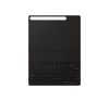 Samsung Book Keyboard Slim Galaxy Tab S9+/S10+ gyári billentyűzetes tok, angol kiosztás, fekete EF-DX820UBE