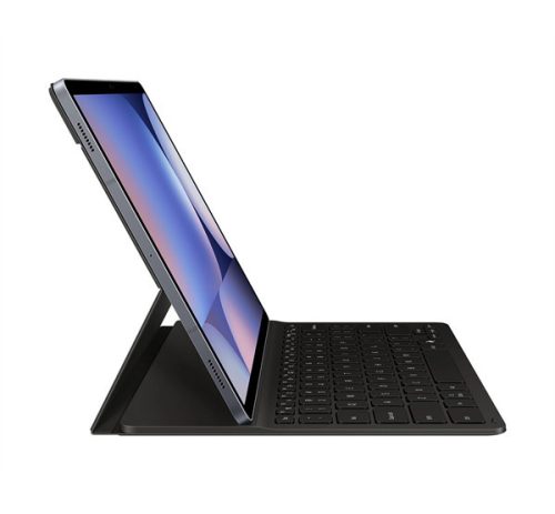 Samsung Book Keyboard Slim Galaxy Tab S9+/S10+ gyári billentyűzetes tok, angol kiosztás, fekete EF-DX820UBE