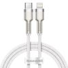 Baseus Cafule USB-C / Lightning kábel, 20W, 1m, fehér