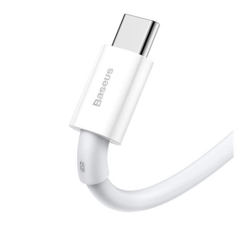 Baseus Superior USB-USB-C kábel, 66W, 2 m, fehér