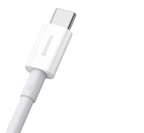 Baseus Superior USB-USB-C kábel, 66W, 2 m, fehér