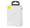 Baseus Superior USB-USB-C kábel, 66W, 2 m, fehér