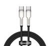 Baseus Cafule USB-C - USB-C kábel, 100W, 1m, fekete
