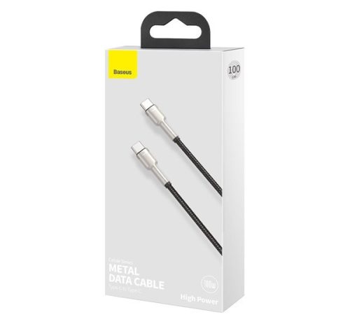 Baseus Cafule USB-C - USB-C kábel, 100W, 1m, fekete