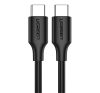 Ugreen USB-C gyorstöltő kábel, 60W, 1m, fekete