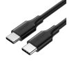 Ugreen USB-C gyorstöltő kábel, 60W, 1m, fekete