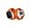 Uniq Stride KFM Apple Watch 49mm gumis szilikon szíj, narancs