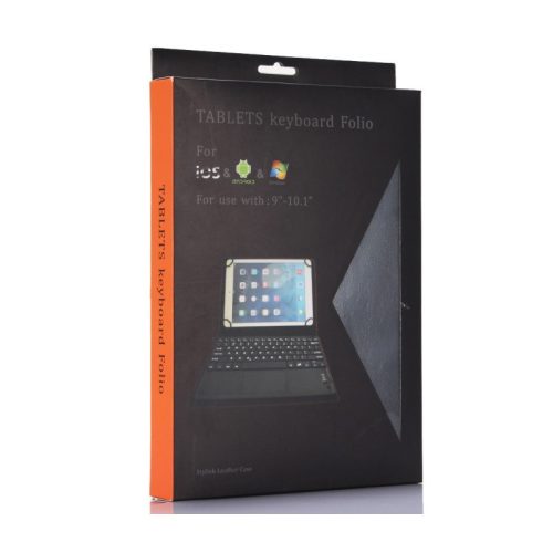 Univerzális tablet tok  billentyűzettel, 9-10.5col tablethez, fekete