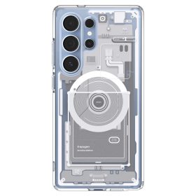   Spigen Ultra Hybrid MagFit Samsung Galaxy S25 Ultra tok, Zero One, fehér